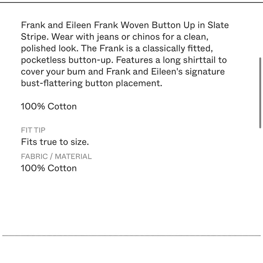 Frank & Eileen Blue and White Vertical-Stripe Button-Down Shirt - Picture 15 of 16